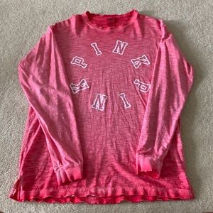 Pink (Victoria Secret) Small Hot Pink Long Sleeve